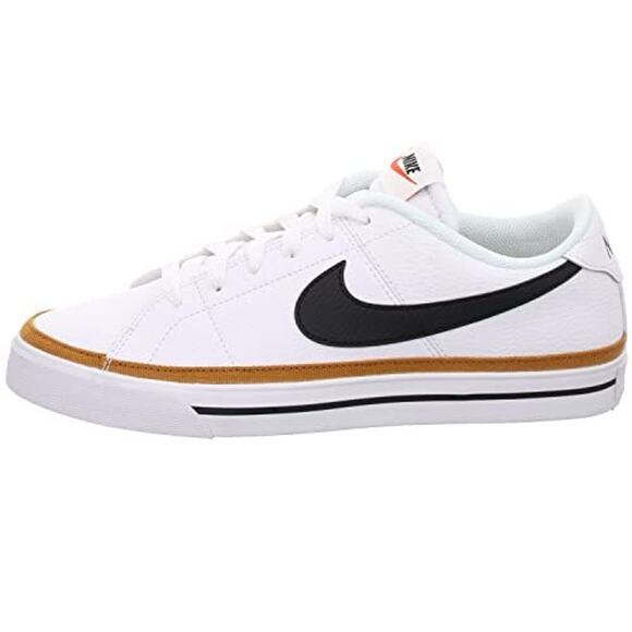Nike Court Legacy Leather Mens Shoes Size 12, Color: White Desert Ochre - Used main image 4